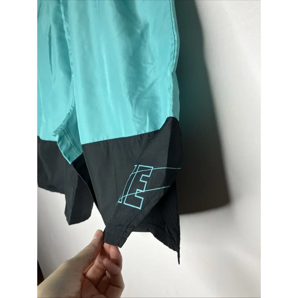 Nike Swim Men's Large Teal Trunks Shorts Lined New